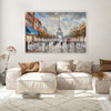 A Day in Paris Hand Painted Canvas Artwork - 100 x 150cm