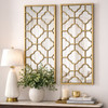 Luxe Antique Gold Wall Mirrors