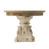 Decorative serving stand, crafted from timber & magnesium