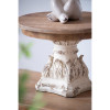 Decorative serving stand, crafted from timber & magnesium