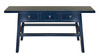BF-60133 - Handcrafted Chinese Cabinet in High Gloss Dark Blue