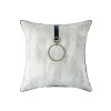Square Cushion with Ring