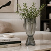 Visage Large Hammered Glass Vase - 10 x 10 x 30cm