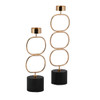 Ovo Metal Candleholders in Medium & Large
