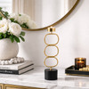 Ovo Large Metal Candle Holder - 7.5 x 10 x 36cm