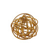 Spheroid Large Gold Metal Sculpture