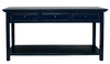 NQS016 - 3 Drawer Table in Dark Blue
