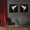 Hummingbird I & II Framed Wall Art