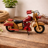 Wooden Motorbike Ornament - 30 x 7 x 16cm