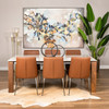 Miles Dining Table with Ashlee Tan Chairs
