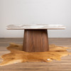 Pandora Sintered Stone & Walnut Dining Table