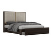 Marvel Queen Size Bed with Padded Velvet Bed Head