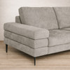 Sharon 3 Seater Sofa in Dark Grey Fabric