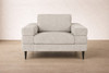 Sharon 1 Seater Sofa in Light Grey Fabric