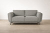 Aubery 2 Seater Sofa in Dark Grey Fabric
