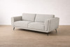 Aubery 3 Seater Sofa in Light Grey Fabric
