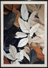 Autumn Leaves II Print with Black Aluminium Frame 60 x 80cm