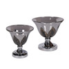 Embellished Large & Small Glass Bowls