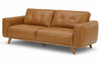 Marcus 3 Seater Lounge in Vintage Tan Leather
