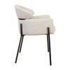 Marcie Dining Chair in Beige Fabric