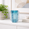 Tiffany Hand Blown Glass Vase - 16 x 16 x 21cm