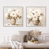 Flowers in Ceramic I & II Framed Prints