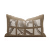 Dilon Ivory & Beige Cushion with Premium Insert - 30 x 50cm