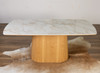 Leo Sintered Stone & Oak Dining Table