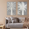 Palm Tree I & II Framed Canvases