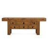 JJ01 - 6 Drawer Console in Natural Elm