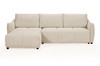 Madison Reversible Chaise Sofa Bed in Oatmeal Fabric