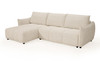 Madison Reversible Chaise Sofa Bed in Oatmeal Fabric