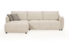 Madison Reversible Chaise Sofa Bed in Oatmeal Fabric