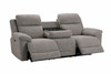 Matthew 3 Seater Electronic Recliner in Dark Grey Fabric