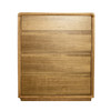 Denmark 4 Drawer Tallboy in Smoke Timber