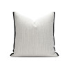 Angelina White & Black Printed Cushion with Premium Insert - 45 x 45cm