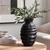 Milly Black Vase - 17 x 17 x 22cm