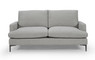 Mini Cloud 2 Seater Sofa Upholstered in Warm Grey Fabric
