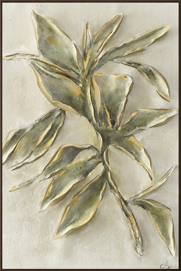 Bursting Through II Hand Painted Canvas with Walnut Frame - 62.5 x 92.5 x 4.5cm