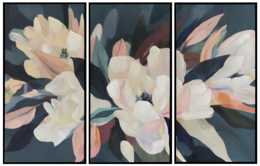 Make an Impression Set of 3 Prints on Canvas with Black Frames - 152.5 x 102.5 x 4.5cm