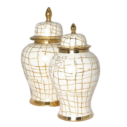 Nirsin Short & Tall Porcelain Canisters