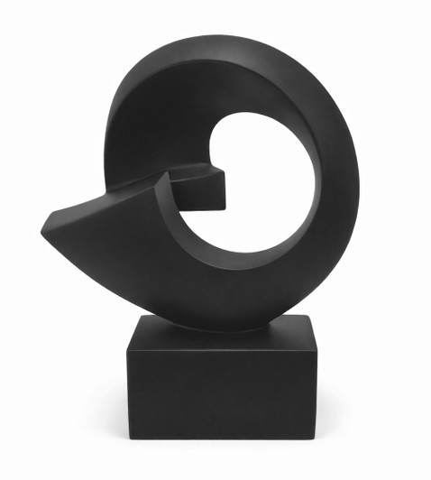 Complete Matte Black Resin Sculpture