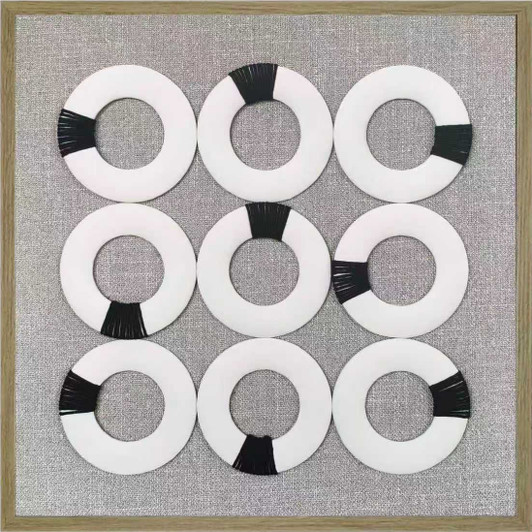 Nine Mixed Media Wall Art - 60 x 60cm