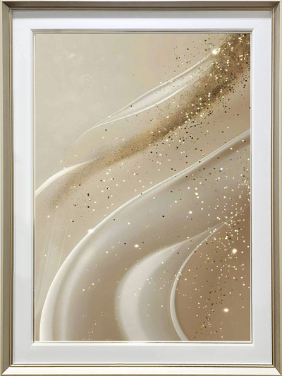 Swell I Print with Champagne Frame - 41 x 51cm