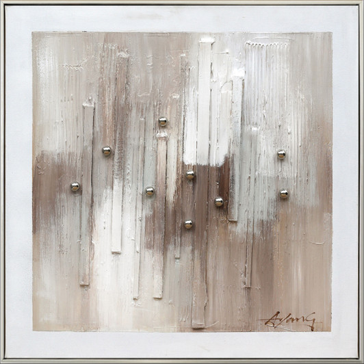 Finess II Hand Painted Canvas - 82.5 x 82.5 x 4.5cm