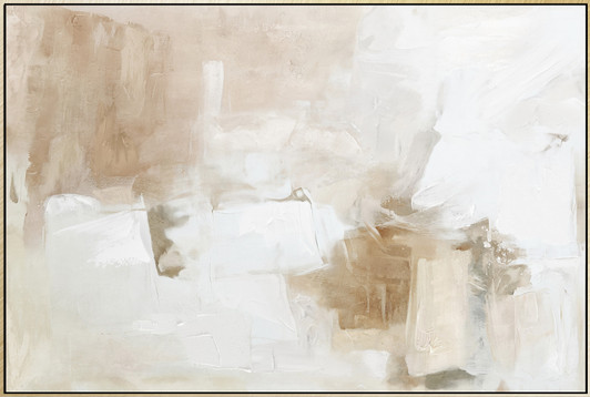 Restitution Print on Canvas with Champagne Frame - 102.5 x 152.5 x 5.5cm