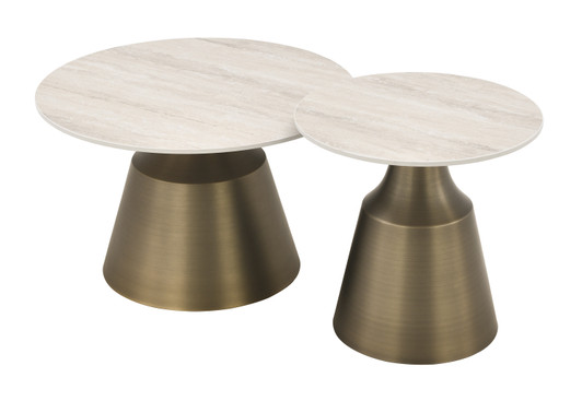 Sterling Set of 2 Sintered Stone Coffee Tables