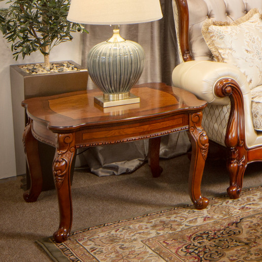 Beethoven Hand Crafted Timber Lamp Table