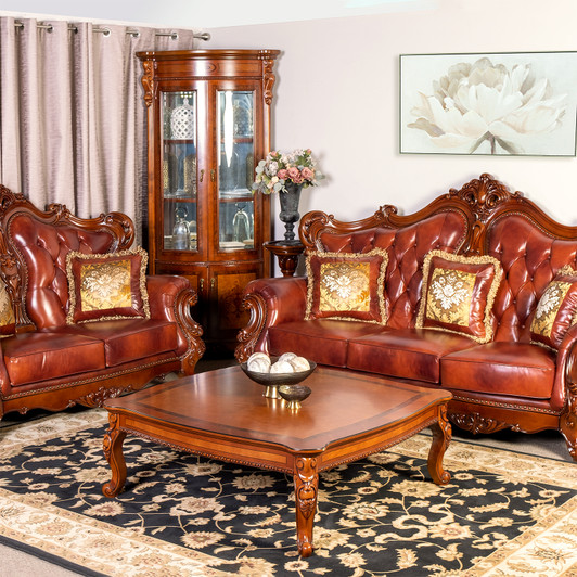 Edward 3+2 Premium Leather Lounge Suite