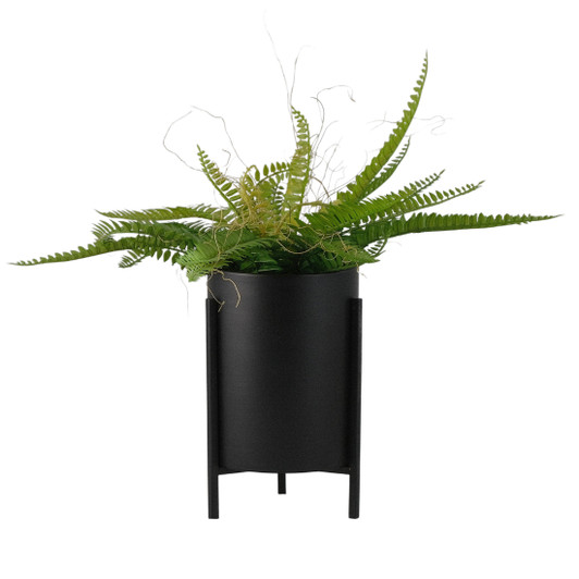 Cora Black Metal Planter
